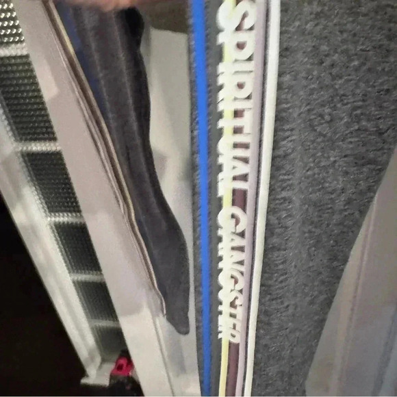 Spiritual Gangster Heather Gray High-Rise Multi Colored Stripes  Leggings Size S - Picture 3 of 13